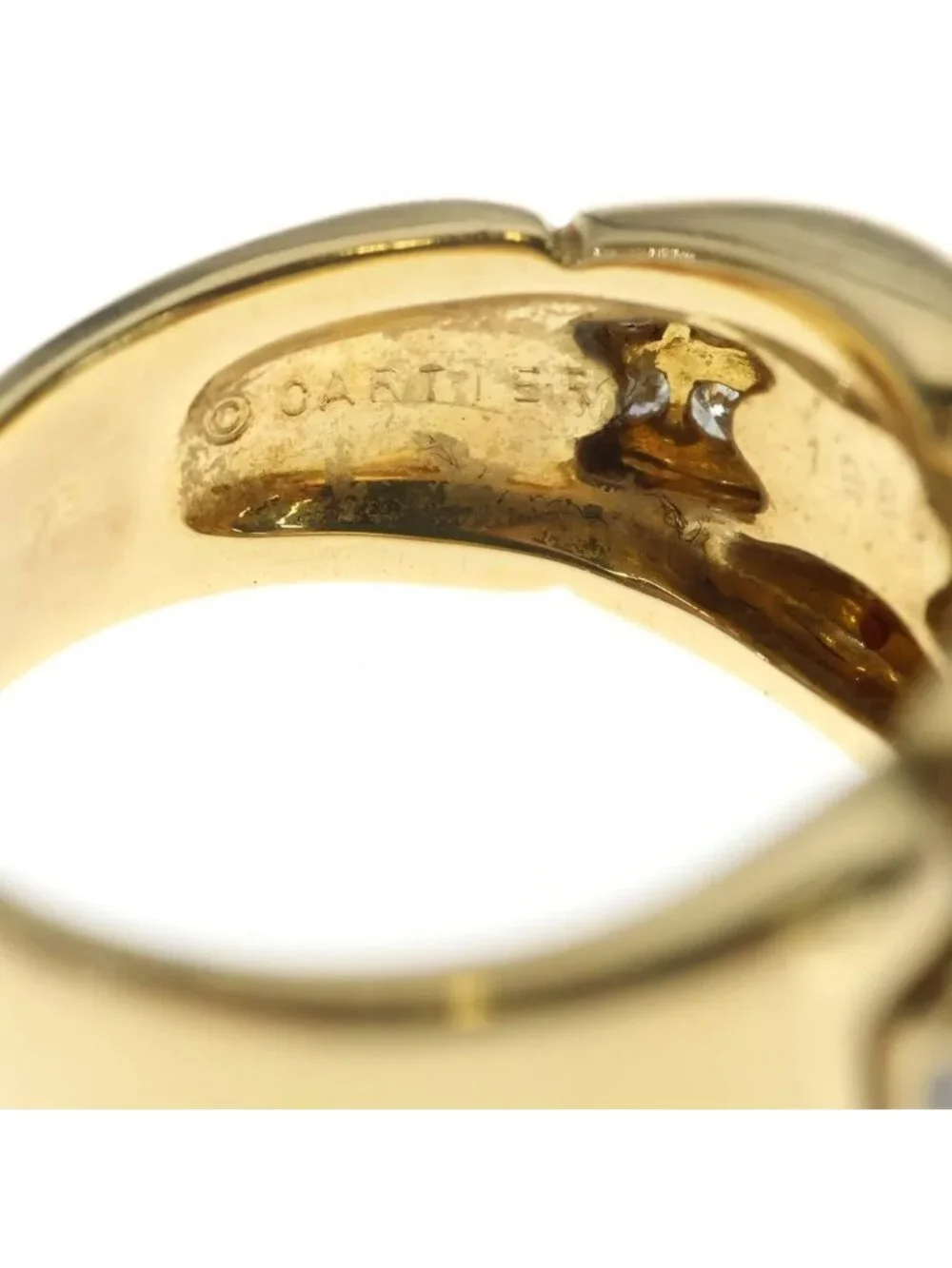 Cartier Astre Diamond Ring Yellow Gold